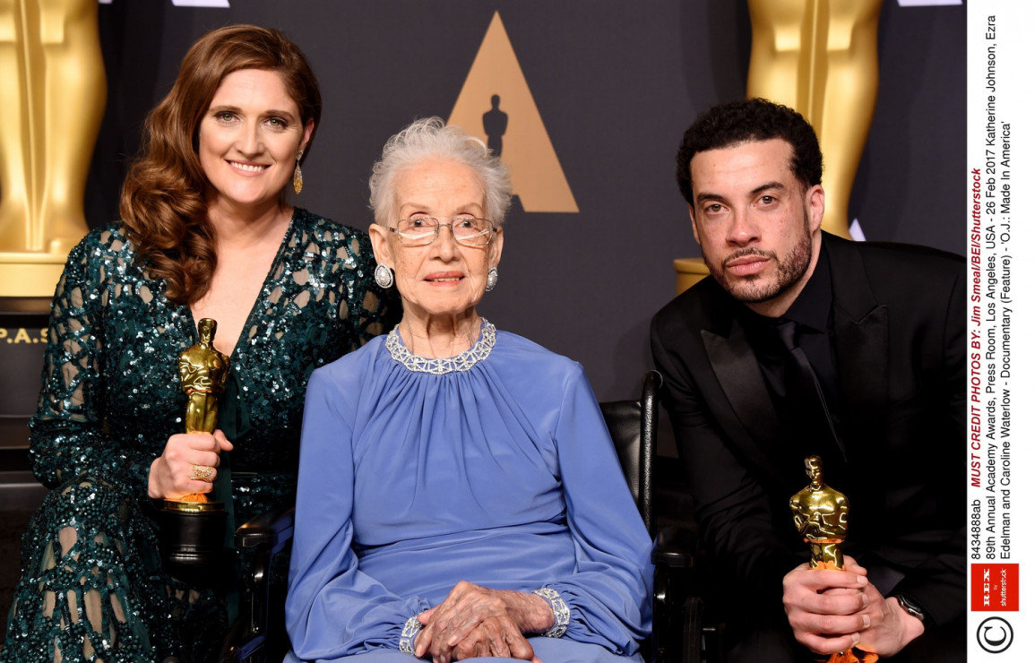 Oscary 2017: Katherine Johnson, Ezra Edelman i Caroline Waterlow z Oscarem za dokument 'O.J.: Made In America'
