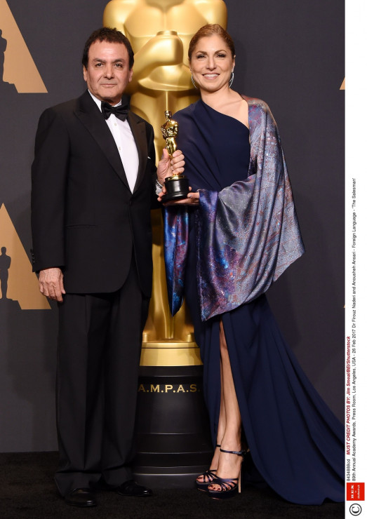Oscary 2017:  Dr Firouz Naderi i Anousheh Ansari z Oscarem za najlepszy film nieanglojęzyczny "Klient"