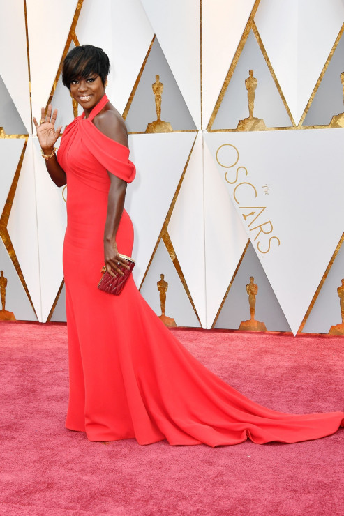 Oscary 2017, stylizacje gwiazd: Viola Davis w sukni Armani Privé