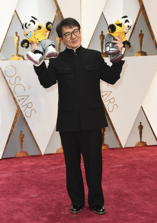 Oscary 2017, stylizacje gwiazd: Jackie Chan