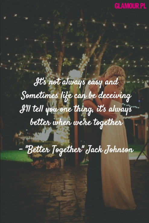 "Better Together," Jack Johnson