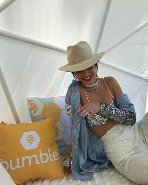 Kendall Jenner na festiwalu Coachella 2017