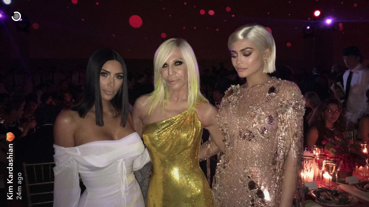 Kim Kardashian pokazała Met Galę na Snapchacie