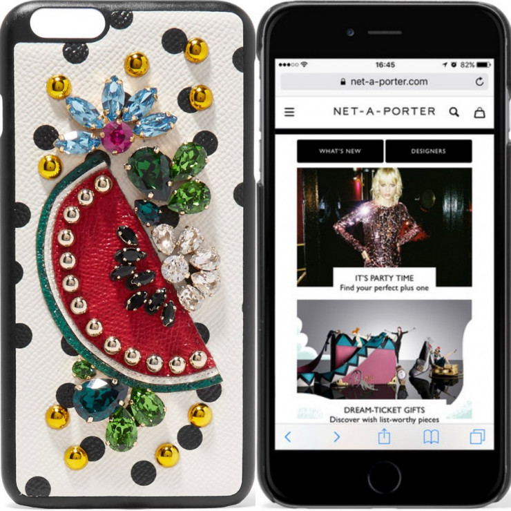 Etui na telefon dla fanów włoskich projektantów. Dolce & Gabbana, 1500 zł.