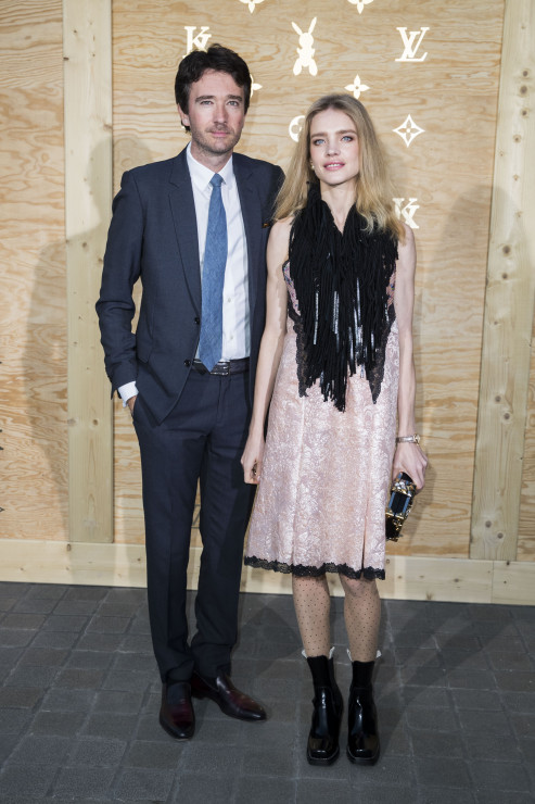 Gwiazdy na premierze kolekcji Masters Louis Vuitton x Jeff Koons - Antoine Arnault, Natalia Vodianova
