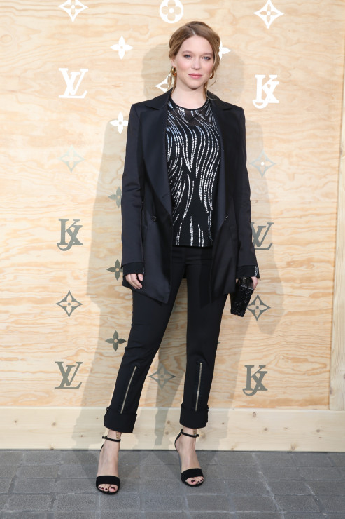 Gwiazdy na premierze kolekcji Masters Louis Vuitton x Jeff Koons - Lea Seydoux