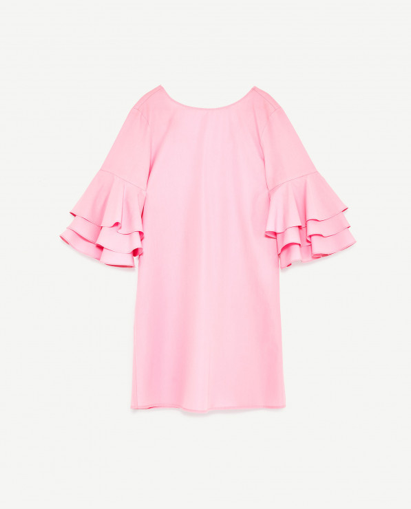 Różowa sukienka Zara