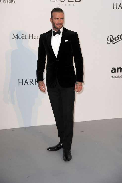 David Beckham na amfAR Gala Cannes 2017