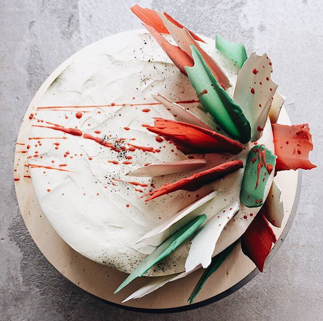 Brushstroke cakes są hitem na Instagramie