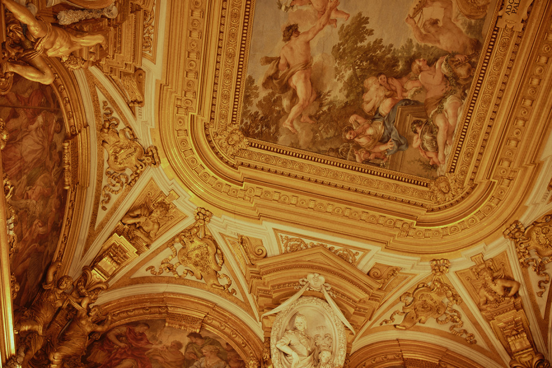 Gucci Cruise 2018 - wnętrze pałacu Palazzo Pitt we Florencji