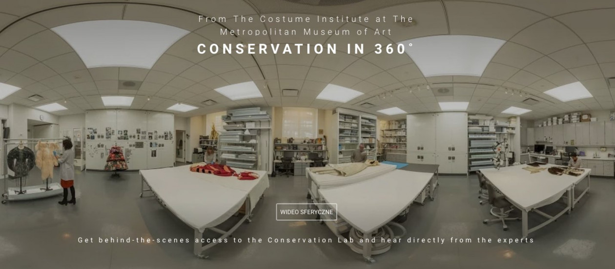 Kolekcje pokazane w ramach wystawy „We Wear Culture” zostały udokumentowane przy pomocy nowoczesnych technologii Google, w tym filmów kręconych w 360° czy funkcji Street View.