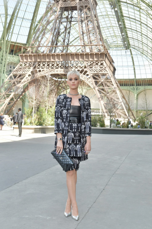 Katy Perry na pokazie Chanel haute couture jesień-zima 2017/2018