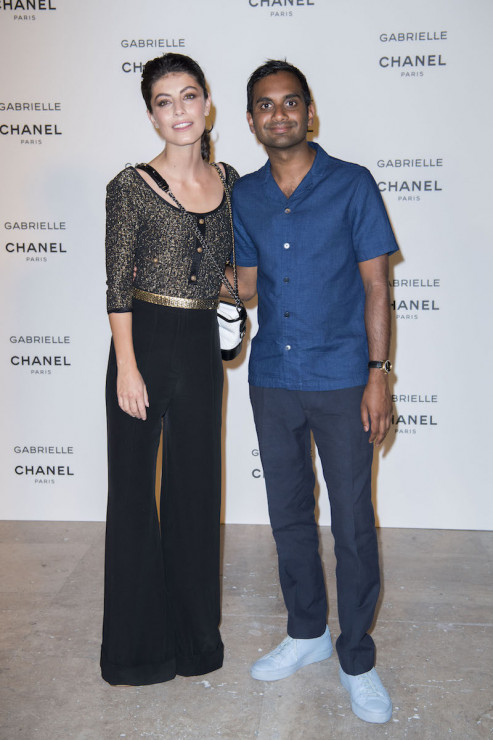 Alessandra Mastronardi i Aziz Anzari na premierze zapachu Gabrielle marki Chanel
