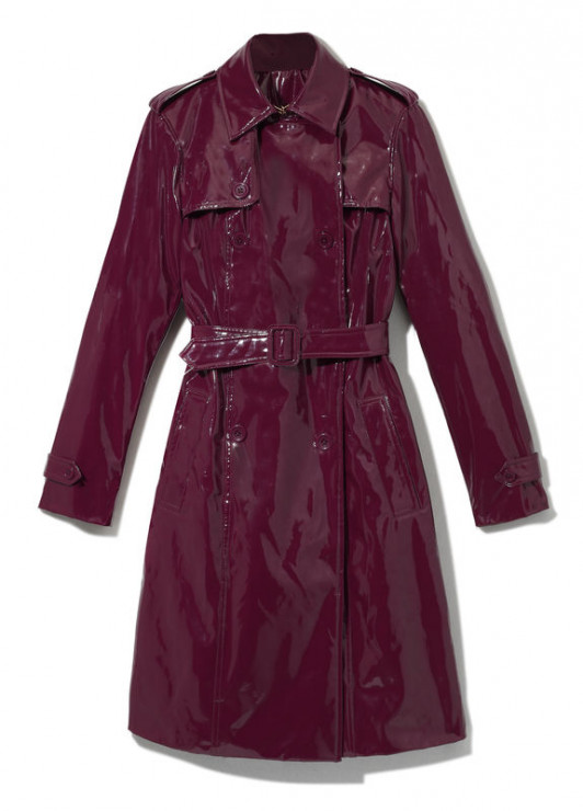 Lakierowany płaszcz Reserved z kolekcji jesień-zima 2017