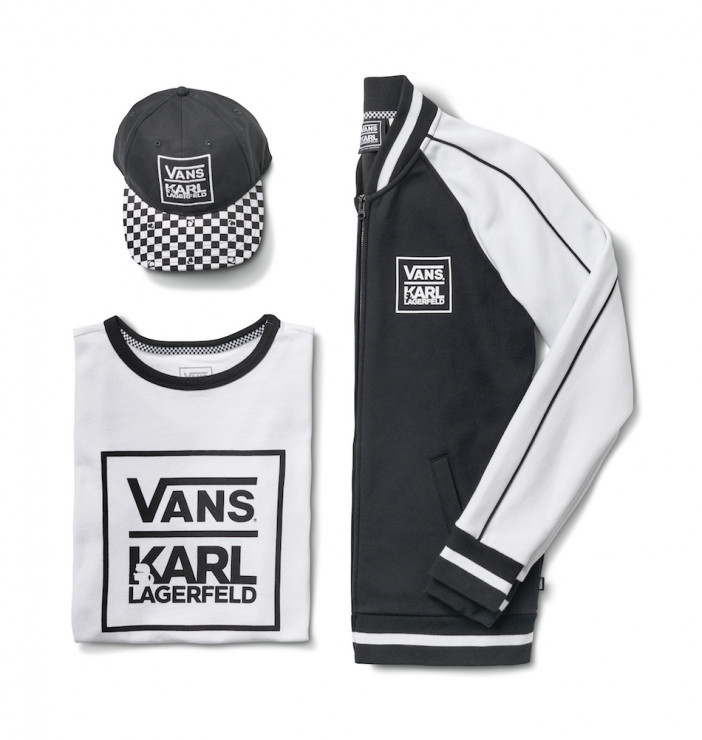 Ubrania z logo kolekcji Vans x Karl Lagerfeld