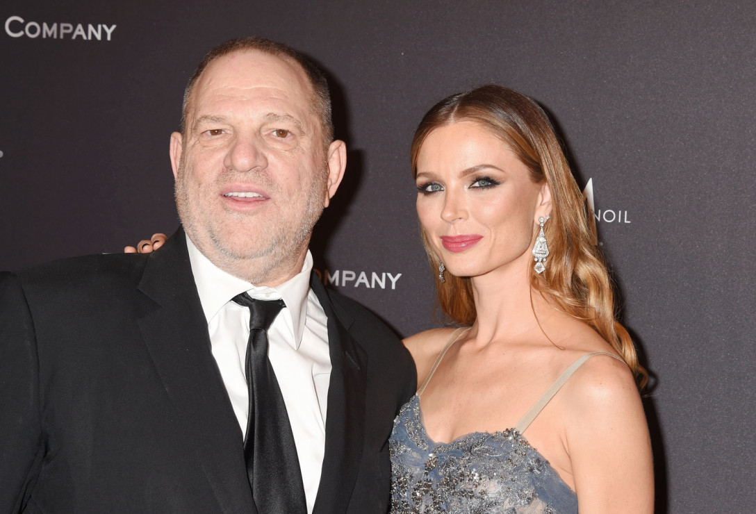 Harvey Weinstein z żoną Georginą Chapman