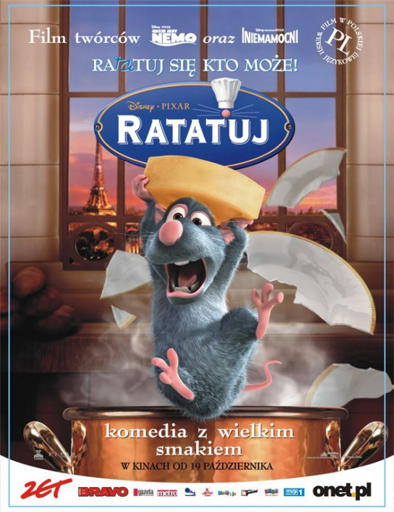 „Ratatuj” (2007), reż. Brad Bird