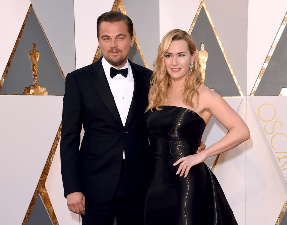 Leonardo DiCaprio i jego przyjaciółka Kate Winslet.