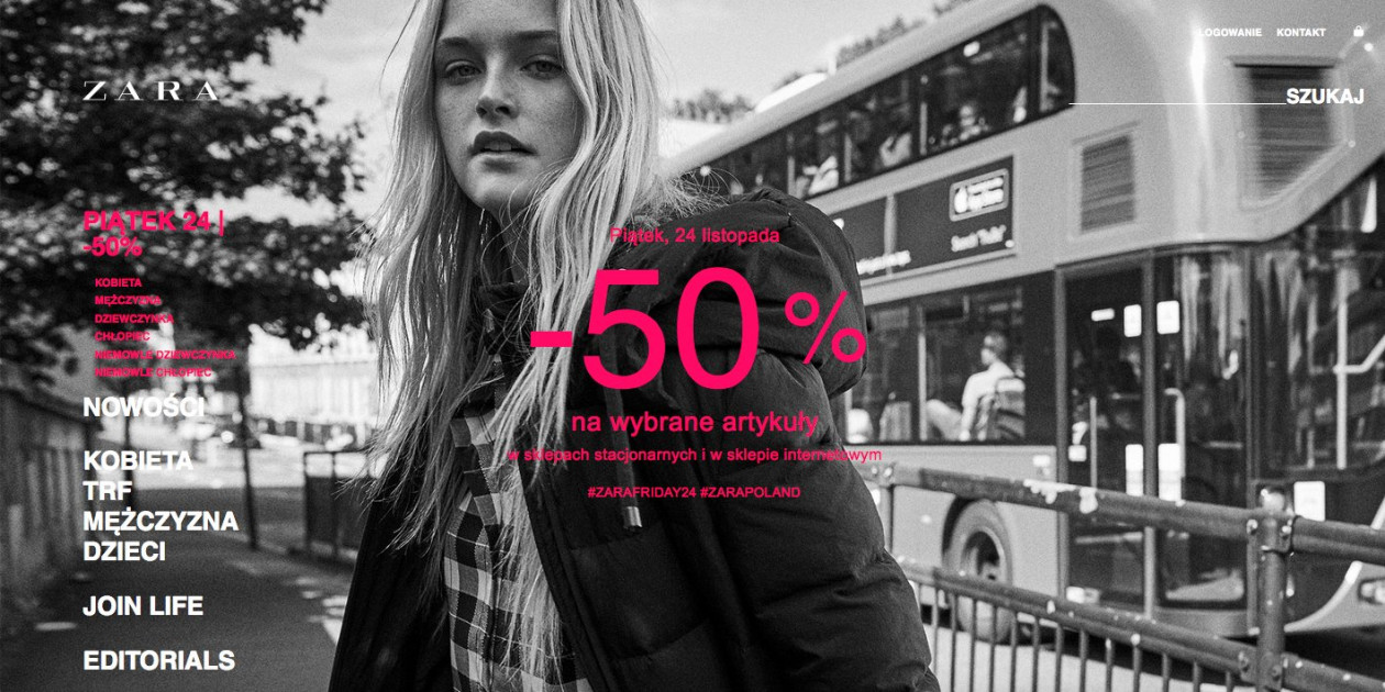 Black Friday 2017 w Zara - nawet do -50%!