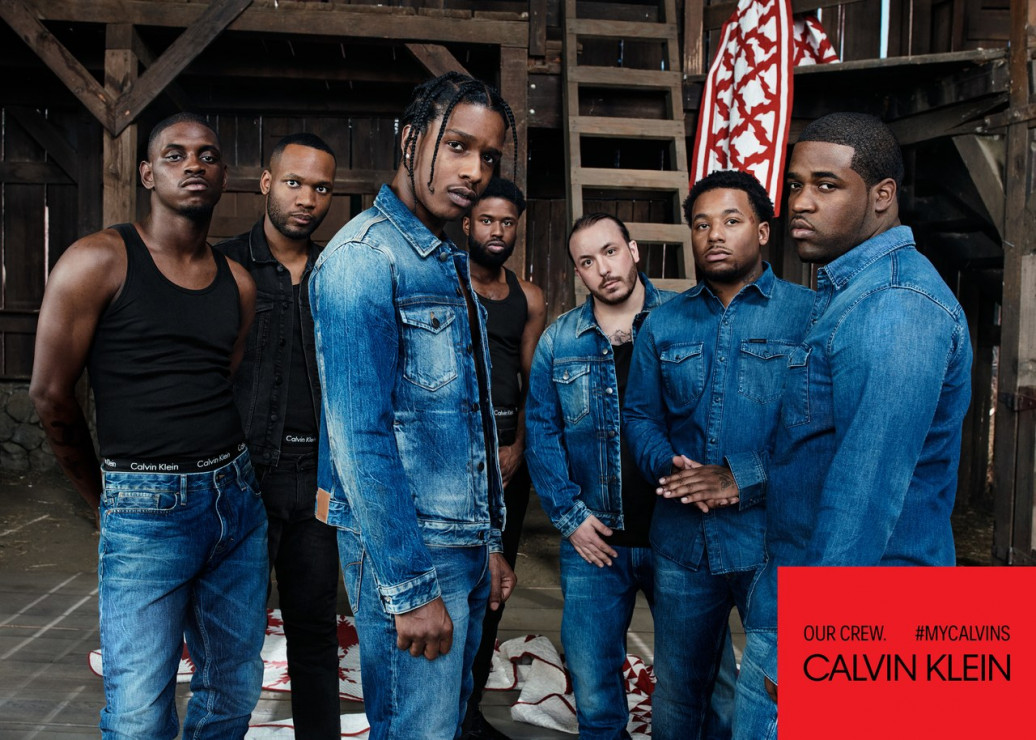 Hip-hopowa grupa A$AP Mob w kampanii Calvin Klein Jeans wiosna-lato 2018