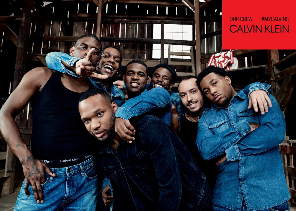 Hip-hopowa grupa A$AP Mob w kampanii Calvin Klein Jeans wiosna-lato 2018