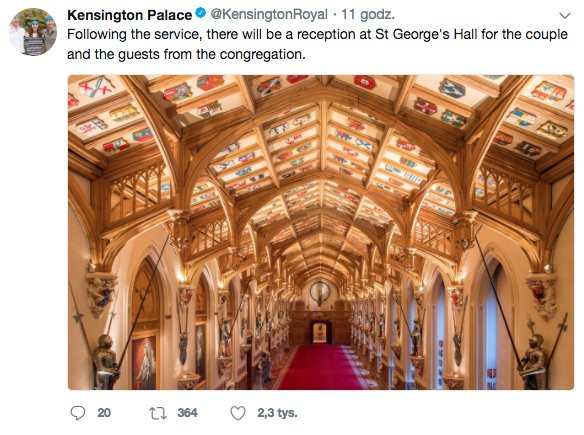 Kate Middleton i książę William pobrali się w Opactwie Westministerskim, a młodszy brat księcia Cambridge złoży małżeńską przysięgę w kaplicy Św. Jerzego w Windsorze.