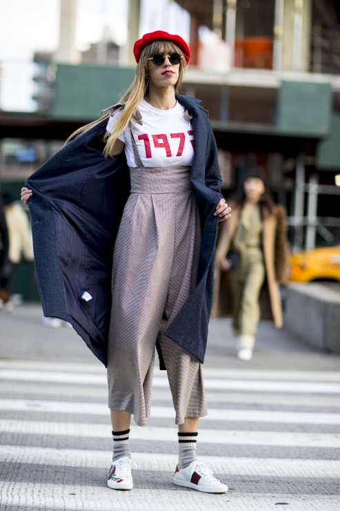 Moda uliczna na New York Fashion Week
