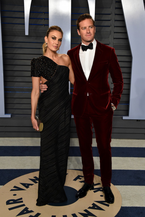 Oscary 2018 after party Vanity Fair: Armie Hammer i Elizabeth Chambers