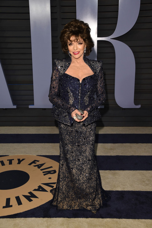 Oscary 2018 after party Vanity Fair: Joan Collins
