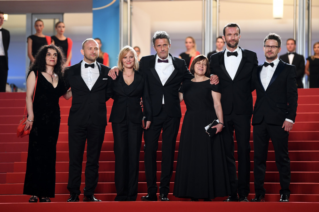 Twórcy filmu „Zimna wojna” na 71. Międzynarodowym Festiwalu Filmowym w Cannes.