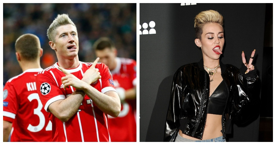 Robert Lewandowski miał całkiem niedawno fryzurę à la Miley Cyrus. Jak się okazuje, łączy ich jeszcze coś więcej!