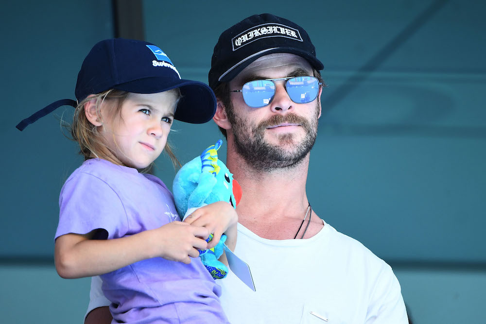 Chris Hemsworth i jego córka India Rose