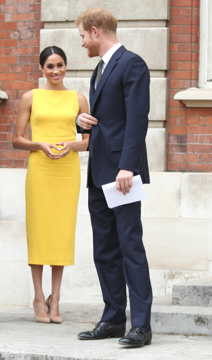 Meghan Markle i książę Harry w czasie wizyty w Londynie z okazji Your Commonwealth Youth Challenge