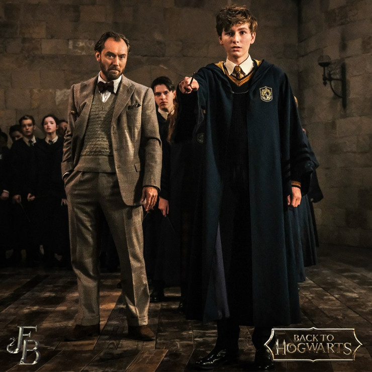 Akcja filmu rozgrywa się przed tym, jak Dumbledore objął fotel dyrektora Hogwartu.