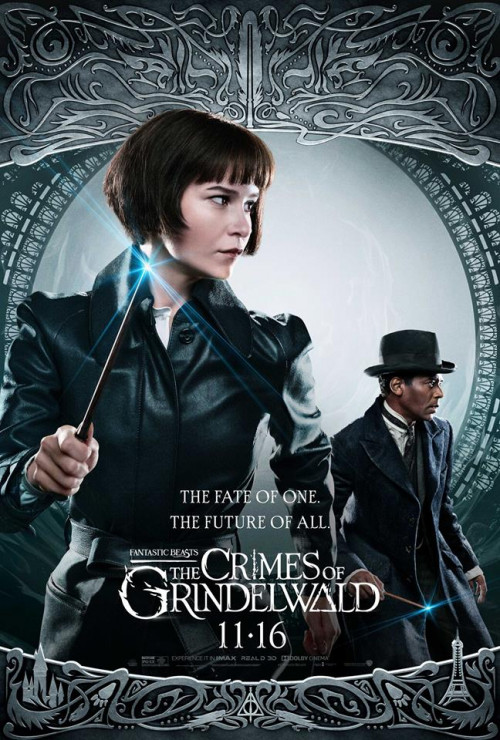 „Fantastyczne zwierzęta: Zbrodnie Grindelwalda” - Tina Goldstein i Yusuf Kama, w tych rolach Katherine Waterston i William Nadylam.