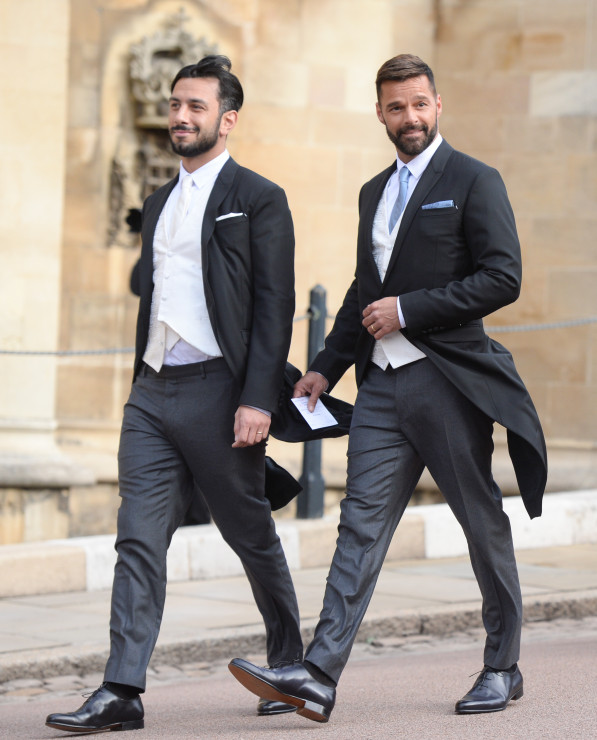 Ricky Martin i Jwan Josef na ślubie księżniczki Eugenii