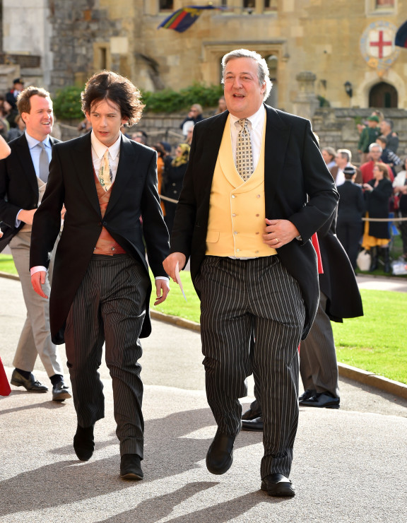 Stephen Fry na ślubie księżniczki Eugenii