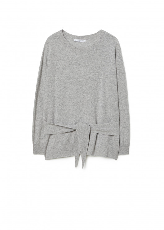Szary sweter z linii Violeta by Mango, 449,90 zł