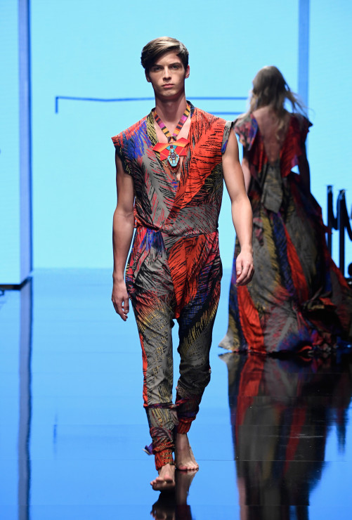 Los Angeles Fashion Week - Hubert Gromadzki na pokazie Michaela Costello