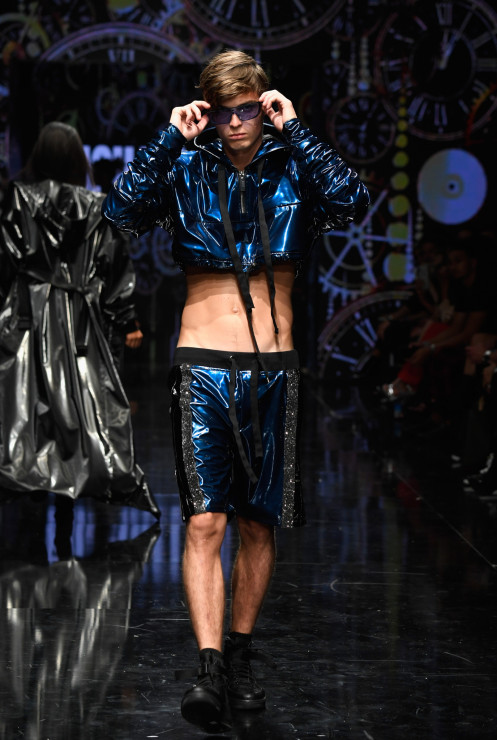 Los Angeles Fashion Week - Hubert Gromadzki na pokazie Michaela Ngo