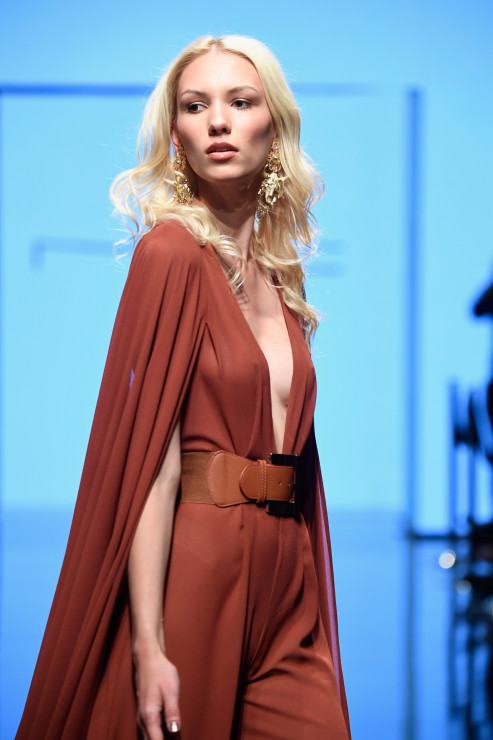 Los Angeles Fashion Week - Magda Przybielska na pokazie Michaela Costello