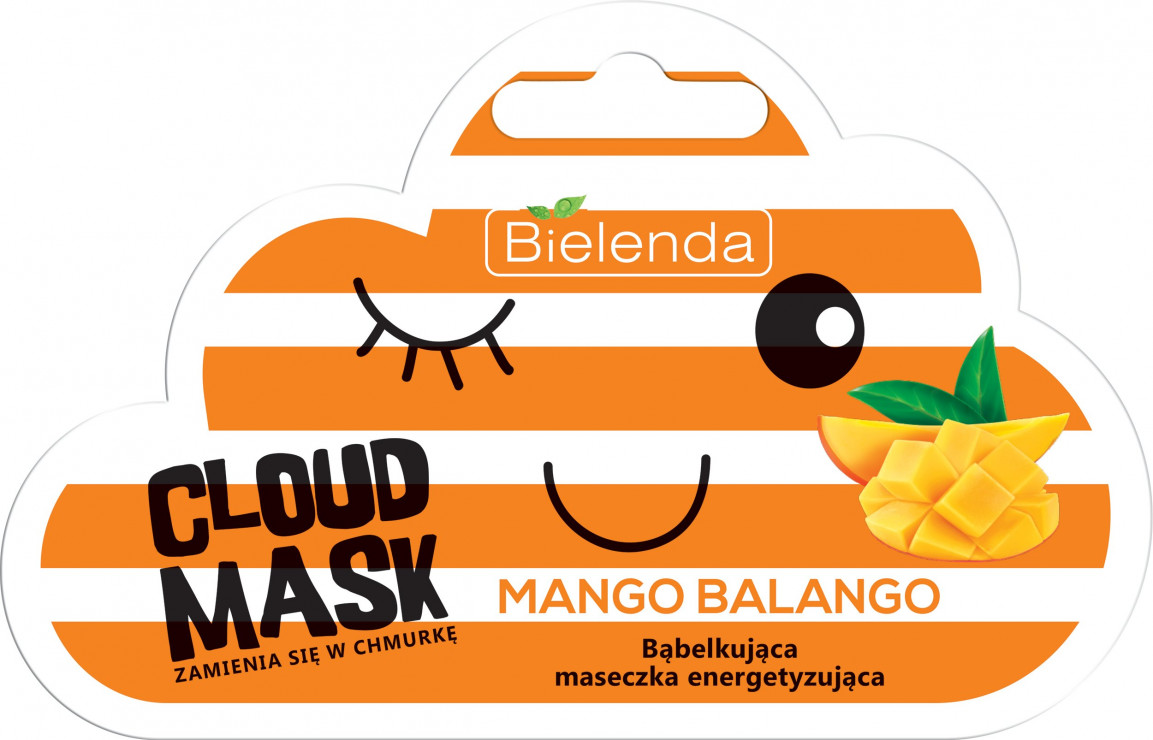 Bąbelkująca maseczka energetyzująca CLOUD MASK Mango Balango