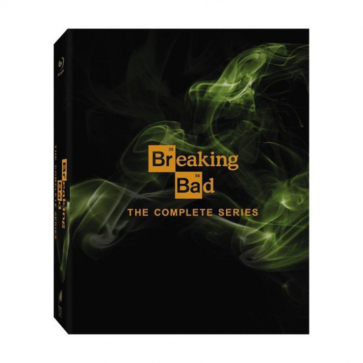 DVD ze wszystkim sezonami serialu „Breaking Bad”, ok. 300 zł