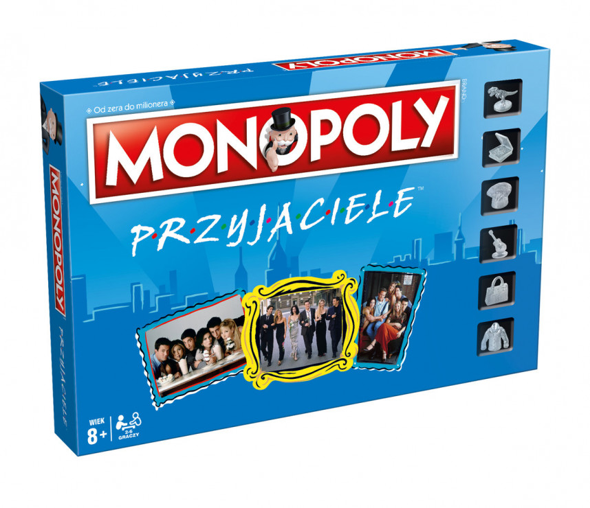 Gra Monopoly inspirowana serialem „Przyjaciele”, 149,99 zł