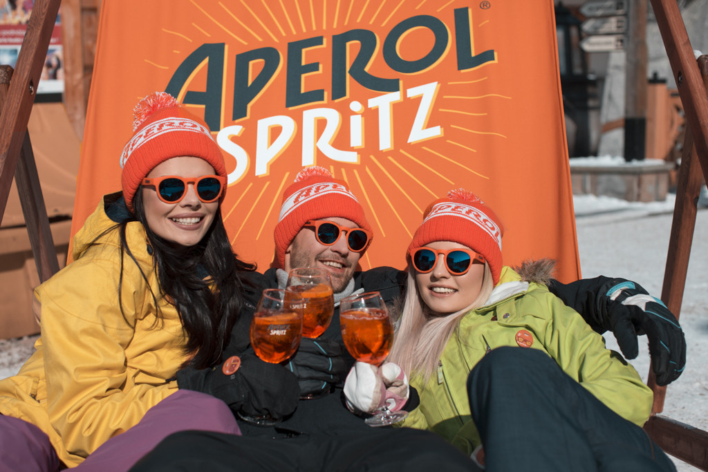 Super pomysłem są strefy Aperol Après Ski!
