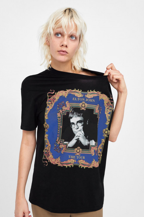 Koszulka Zara z Eltonem Johnem, 49,90 zł