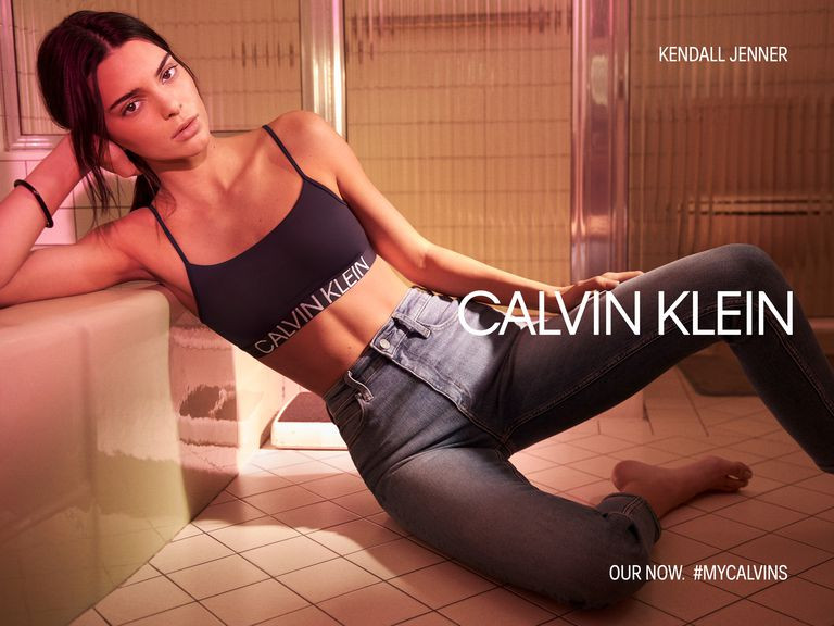 Kendall Jenner w kampanii #MyCalvins Calvin Klein