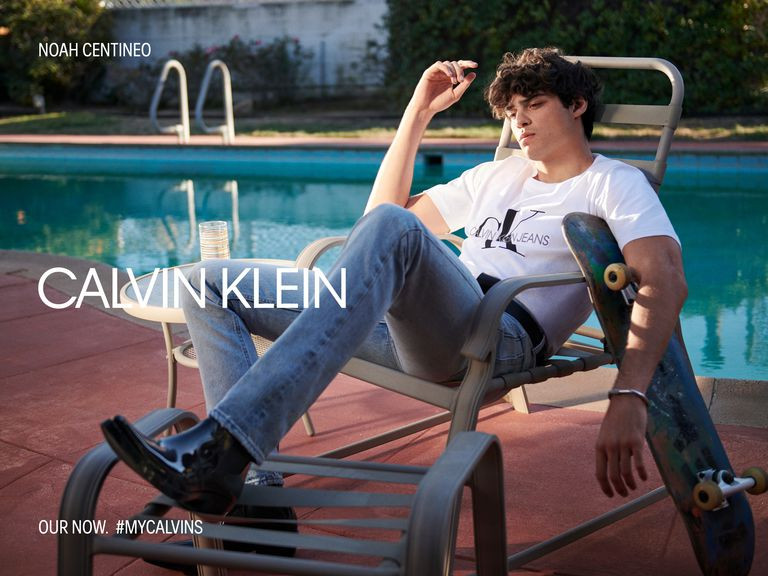 Noah Centineo w kampanii #MyCalvins Calvin Klein