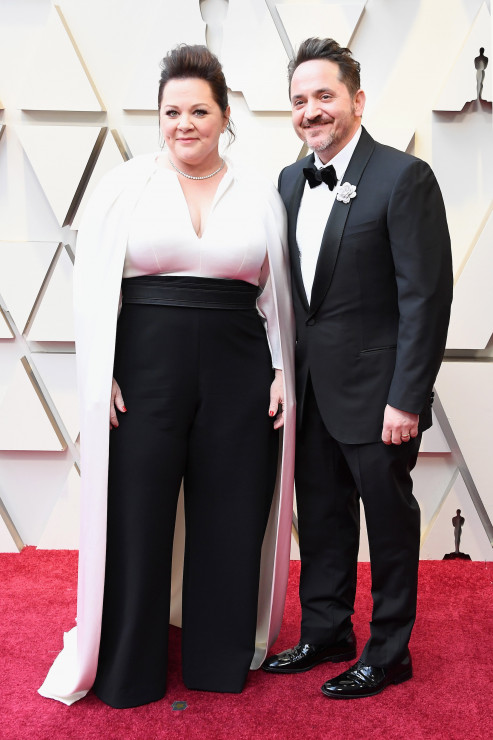 Oscary 2019 najpiękniejsze pary na czerwonym dywanie: Melissa McCarthy i Ben Falcone