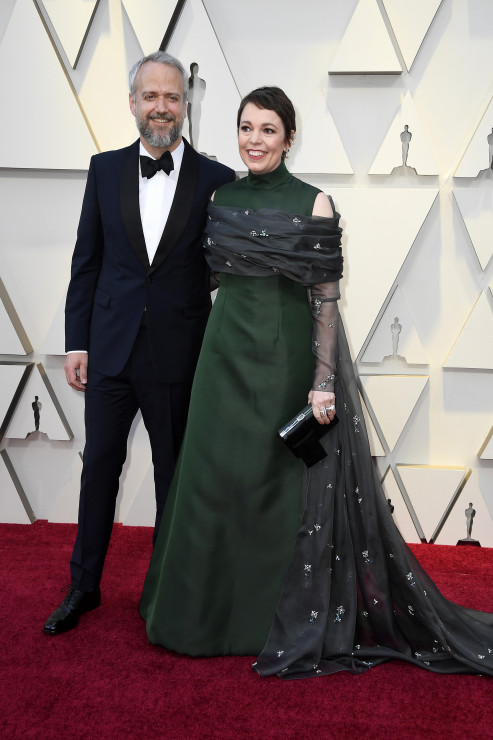 Oscary 2019 najpiękniejsze pary na czerwonym dywanie: Olivia Colman i Ed Sinclair
